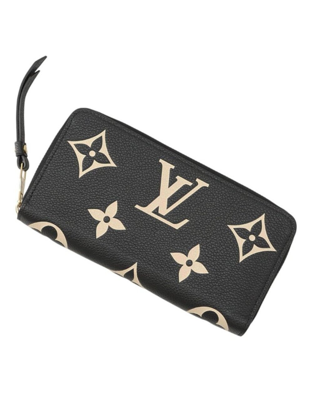 Louis Vuitton Wallet Bicolor Monogram Empreinte Zippy Black